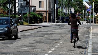 Für Radfahrende sind Straßen wie der Speckweg schwer passierbar.