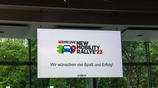 mid Walldorf - Die New Mobility Rallye startet im SAP Campus in Walldorf.