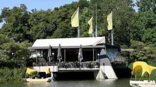 Im Seerestaurant im Luisenpark gibt es für den Zeitraum der Buga mehr Angestellte. Auch die Speisekarte wurde angepasst.
