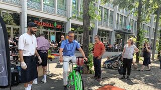 Auch Verkehrsbürgermeister Ralf Eisenhauer informierte sich.
