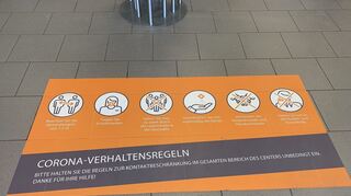 Verhaltensregeln galten während der Pandemie auch in Mannheim.