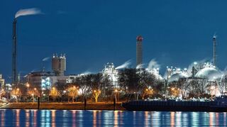 In der Metropolregion Rhein-Neckar sind besonders viele Industriebetriebe ansässig – hier unter anderem die BASF mit dem Stammsitz Ludwigshafen.