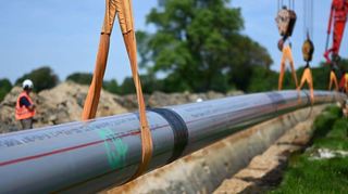 7,5 Kilometer der Süddeutschen Erdgasleitung (hier eine ähnliche Pipeline) führen durch Heidelberger Gemarkung, das Planfeststellungsverfahren läuft.