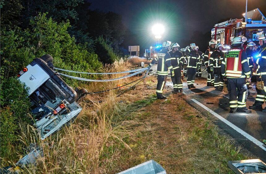 Zwei Tote bei Unfall auf der B 47 bei Bürstadt