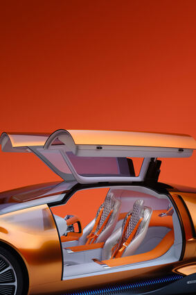 mid Groß-Gerau - Futuristisch und edel zugleich wirkt das Interieur des Mercedes Vision One-Eleven.