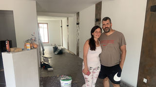 Noch ist das ehemalige Bistro El El in Edingen eine Baustelle. Die neuen Pächter Maria Katseli und Michail Papadomanolakis wollen Ende Juni eröffnen.