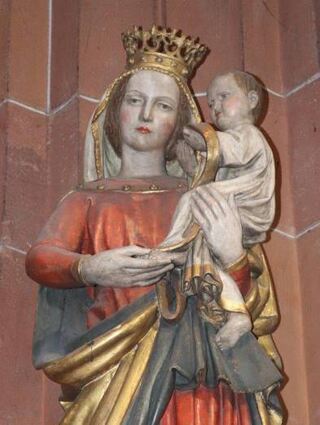 Das Ziel der Wallfahrt: Um 1260 entstand die Madonnenfigur.
