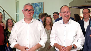 Thorsten Riehle (l.) oder Christian Specht? Mannheims Grüne haben sich entschieden