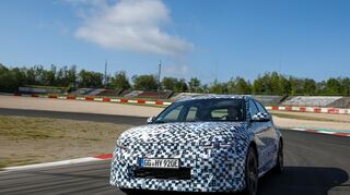 mid Groß-Gerau - Der Hyundai Ioniq 5 N soll auf dem Nürburgring seine Rennstreckentauglichkeit unter Beweis stellen.