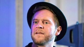 Der Sänger Johannes Oerding trat beim Zeltfestival auf.