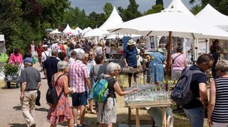 Schon zum Start waren viele Besucher auf der Veranstaltung Gartenlust in Ladenburg.
