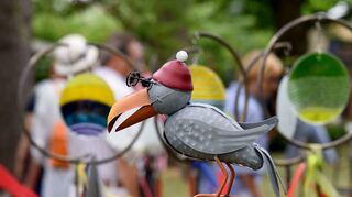 "Lustige Vögel" auf der Gartenlust.