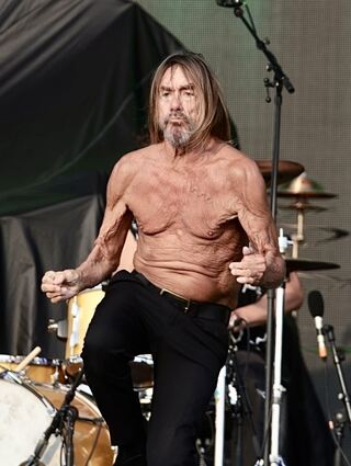 Iggy Pop als zweiter Act beim Mini-Festival.