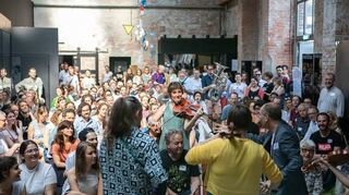 Denken und Nachdenken im Festformat: Eindrücke aus dem Betriebshof Heidelberg vom letzten analogen Denkfest im Jahr 2019.
