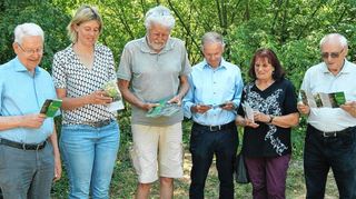Karlheinz Lochbühler, Antje Geiter, Rolf Dieter, Walter Gehr (v.l.).