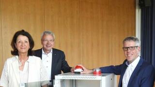 Christian Engelhardt (v.r.), Gottfried  und Silke