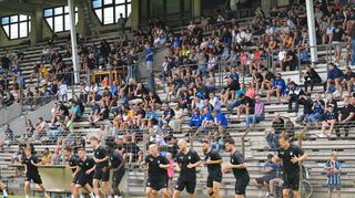 Trainingsauftakt am Samstag vor Fans im Seppl-Herberger-Stadion. Anfang August wird es für den SV Waldhof dann ernst: Am ersten Augustwochenende steht das erste Ligaspiel an - und eigentlich auch der bfv-Landespokal,