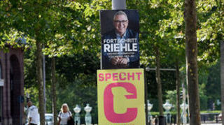 OB-Wahl Wahlplakate Impressionen 040723
Foto Thomas Troester