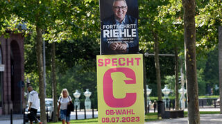 Am Sonntag entscheidet sich, ob Thorsten Riehle oder Christian Specht neuer Mannheimer Oberbürgermeister wird.