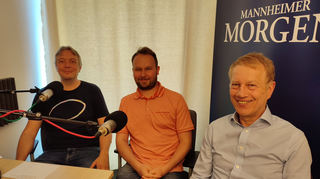 Hansi Clouth (v.r.) mit Philipp Koehl und Christian Rotter.