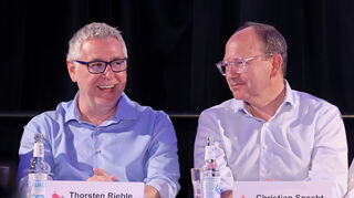 Im Bild: Thorsten Riehle und Christian Specht.