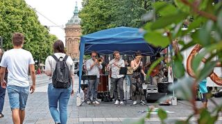 Viel Musik, wie letztes Jahr beim Straßenmusikfestival, wird am Wochenende in der Innenstadt geboten.