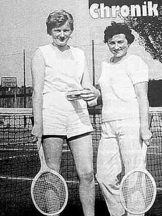 Blick in die Vergangenheit: Olga Dürr (l.) und Irmgard Büchner.