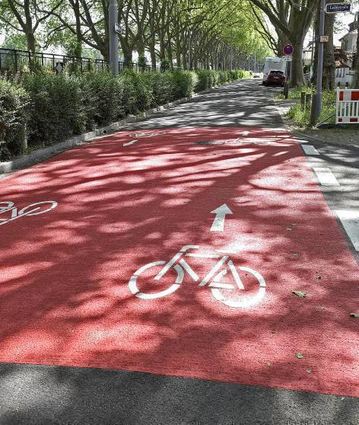 Auch Bensheimer und Birkenauer Straße werden zu Fahrradstraßen.