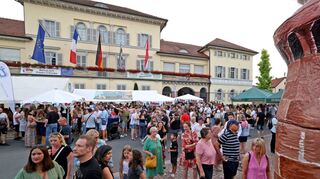 Großer Andrang am Schloss in Neckarhausen: Neben dem Ortsteiljubiläum gab es noch mehr zu feiern, zum Beispiel „Rund ums Schloss“.