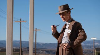 Cillian Murphy als J. Robert Oppenheimer in Szene.
