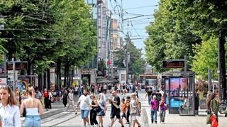 Die Mannheimer Planken am vergangenen Erlebniswochenende, zu dem auch ein verkaufsoffener Sonntag gehörte.