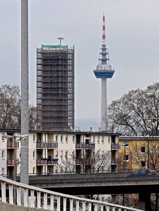 Marode Hochstraßen auch in Mannheim.