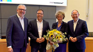 Von links: Peter Kurz, Volker Proffen, Diana Pretzell und Christian Specht.