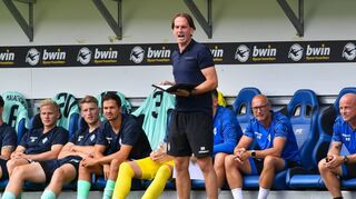 „Wir sind unter Zugzwang, das war zu wenig“: Waldhofs Trainer Rüdiger Rehm sieht noch erheblichen Optimierungsbedarf bis zum Saisonstart.