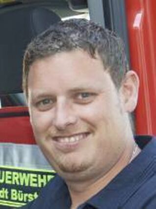 Buerstadt, Feuerwehrstuetzpunkt, Vorstellung Stadtbrandinspektor Sebastian Kaiser (re.) und Stellvertreter Manuel Hildebrandt
30.05.2023 / Foto: Berno Nix