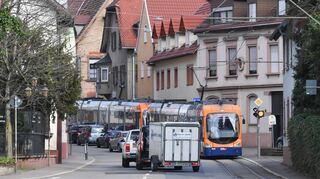 Die Ortsdurchfahrt in Großsachsen: täglich ein Ärgernis sowohl für Tausende Verkehrsteilnehmer als auch die Anwohner.