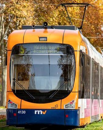 Linie 5: Zwischen Edingen und Heidelberg kommt es zu Sperrungen.