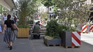 Der Verkehrsversuch in der Mannheimer Innenstadt – hier ein Bild vom Mai 2022 in der Fressgasse – hat für kontroverse Debatten gesorgt.