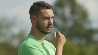 Timo Endres, Trainer der ersten Mannschaft der TSV Amicitia, erzielte in der Partie gegen den VfB Gartenstadt kurz nach seiner Einwechslung das 0:4.