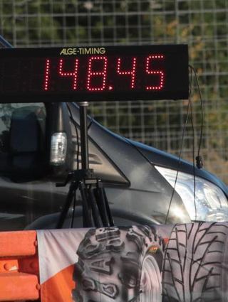 Die im Test aufgestellten 148,45 km/h sind der neue Weltrekord.