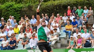 Der Überflieger der Tennis-Bundesliga: Mannheims Pedro Martinez verhalf mit seinen Siegen Grün-Weiss Mannheim zur Vizemeisterschaft.