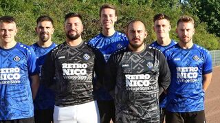 Dass sind die Neuzugänge der Neulußheimer: Nick-Shaquile Bauer (hinten v. l.), Rauf Mustafa, Cristopher Wehrenberg, Robin Bender sowie Pieric Brast (vorne v. l.) , Julien Thon, Selim Boz und Yannick Drexler. Auf dem Bild fehlen David Matteo Dannheisig, Kaan Kaya, Blegin Berisha, Matthias Heuberger, Resul Polat und Daniell Shtufi.