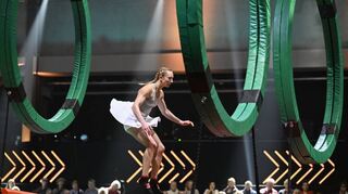 Die Ninja-Sportlerin Melanie Schmitt aus Eppelheim hat auch in der Sendung „Big Bounce“ geliefert.