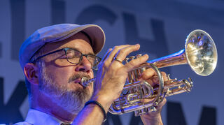 Joachim Lösch am Kornett.