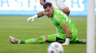 Schalkes Torwart Marius Müller im Spiel gegen den HSV.