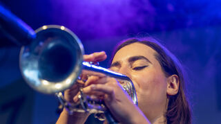 Andrea Strandberg brilliert an der Trompete.
