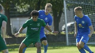 Mit dem Ehrentreffer für den TSV Amicitia Viernheim krönte Rastin Ansari Khaledi seine Leistung gegen die Eppelheimer.