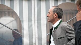 Hubert Aiwanger war am Sonntag Gast beim Rinderzuchtverband Franken. Der Wirbel um das Antisemitismus-Flugblatt überschattete auch diesen Termin.