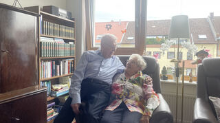 Brigitte und Gerhard Frank sind seit 70 Jahren glücklich verheiratet und haben am Dienstag Gnadenhochzeit gefeiert.