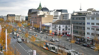 Aufgrund von Bauarbeiten der RNV in Mannheim müssen Verkehrsteilnehmer sich auf Einschränkungen einstellen